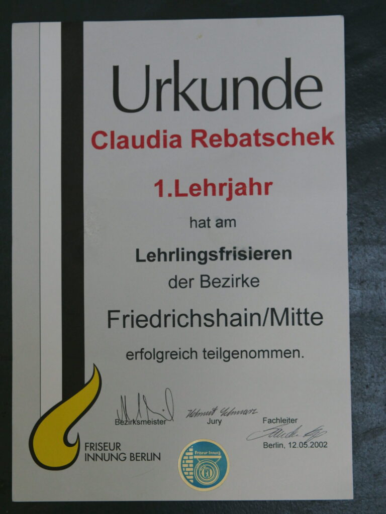 Meine Lehrzeit